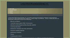 Desktop Screenshot of li-neuropsychology.com